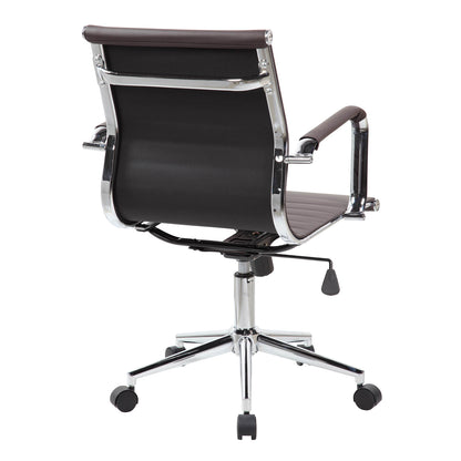 Techni Mobili Modern Medium Back Executive Office Chair