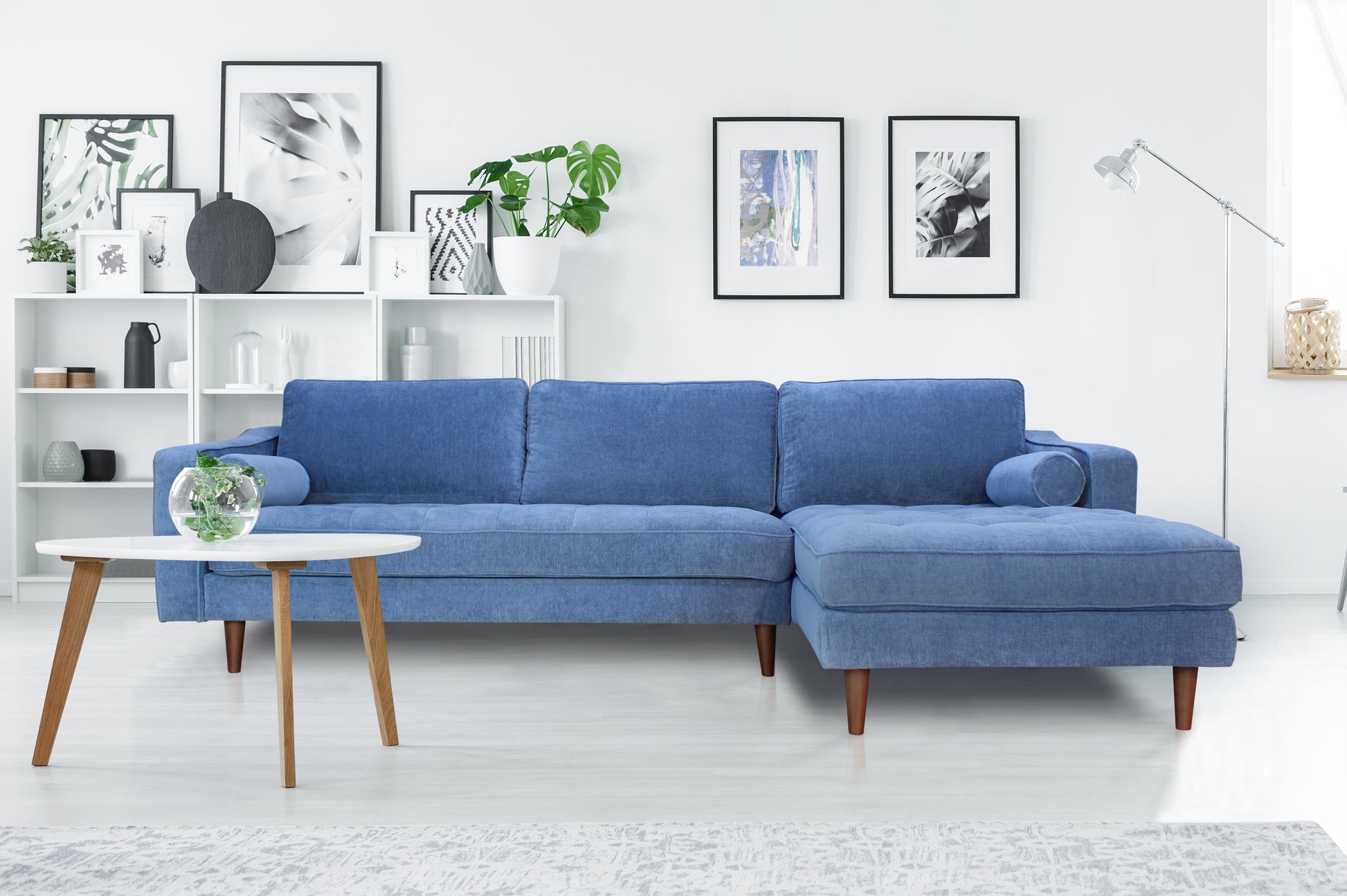 ANDERSON RAF SECTIONAL - DENIM BLUE