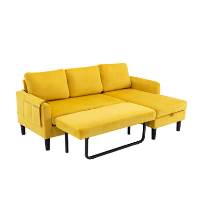 UNITED WE WIN Sectional Sofa Reversible with Storage Chaise