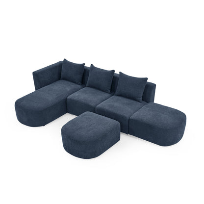 L-Shape Sectional Sofa, Right Chaise