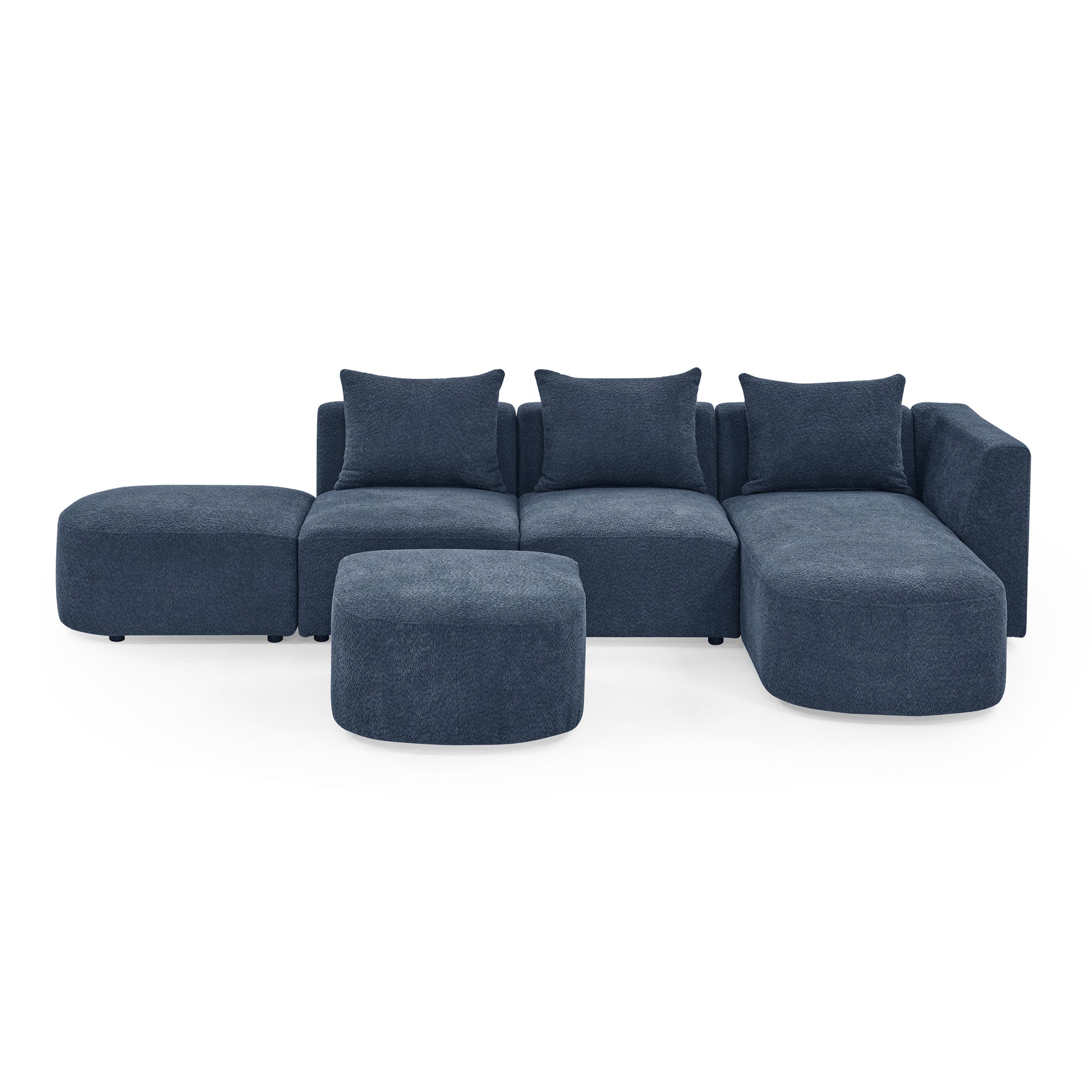 L-Shape Sectional Sofa, Right Chaise