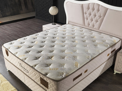 Bianco Storage Bed With Headboard Cream