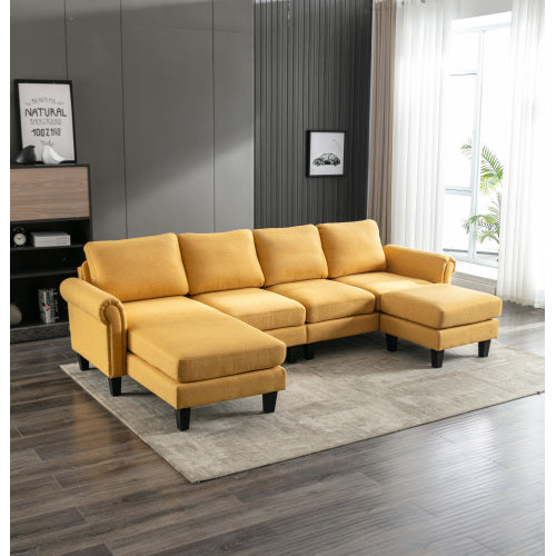 COOLMORE Accent Living Room Sofa Sectional