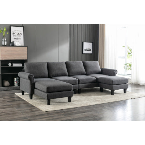 COOLMORE Accent Living Room Sofa Sectional