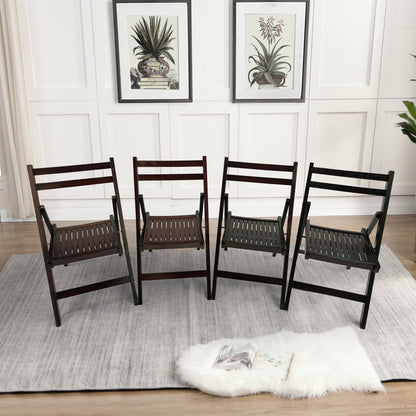 Set of 4, FOLDING CHAIR, FOLDABLE STYLE