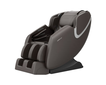 Zero Gravity Massage Chair: Bluetooth Speaker, Foot Roller, Brown