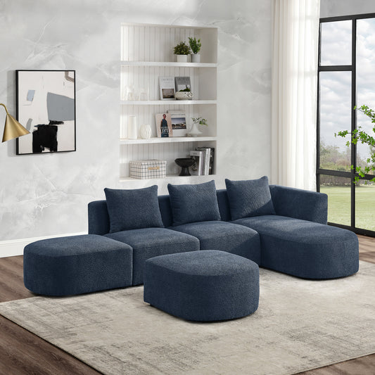L-Shape Sectional Sofa, Right Chaise